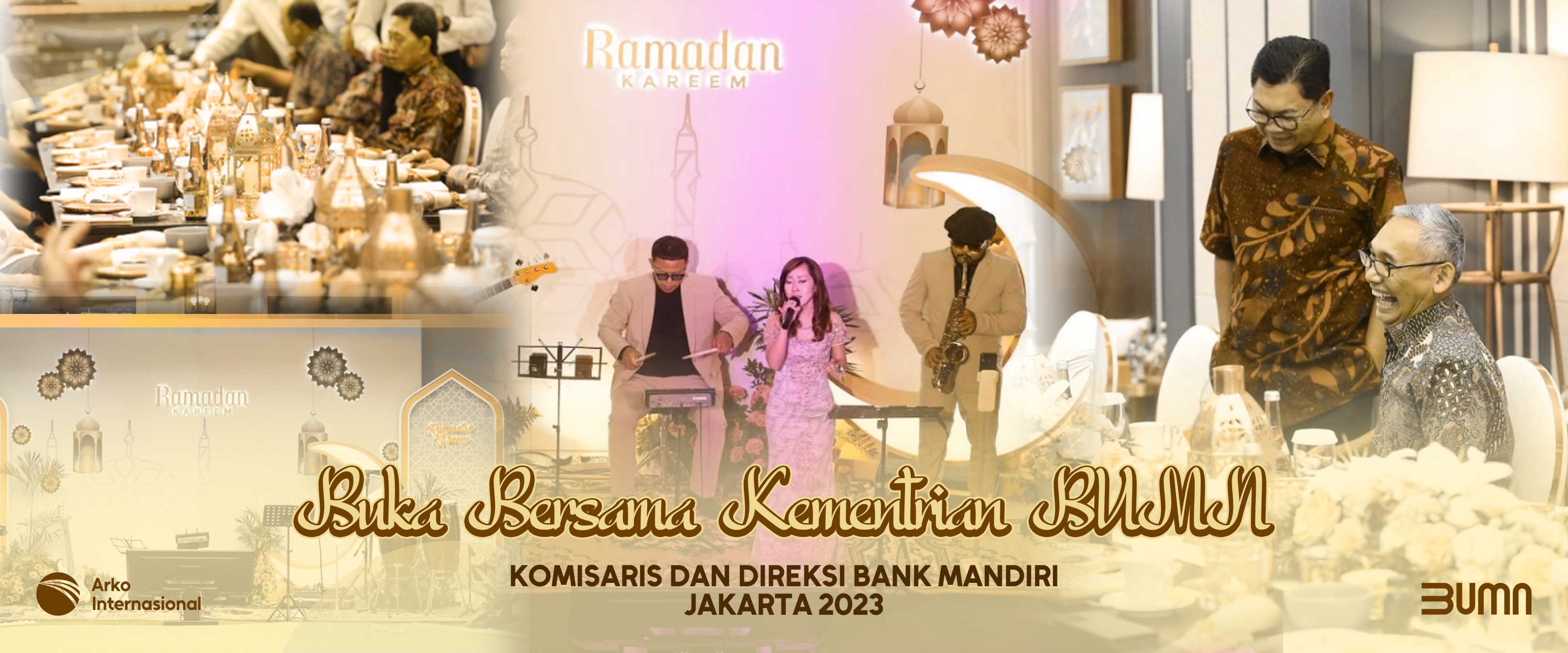 BUKA BERSAMA KEMENTRIAN BUMN, KOMISARIS DAN DIREKSI BANK MANDIRI JAKARTA 2023